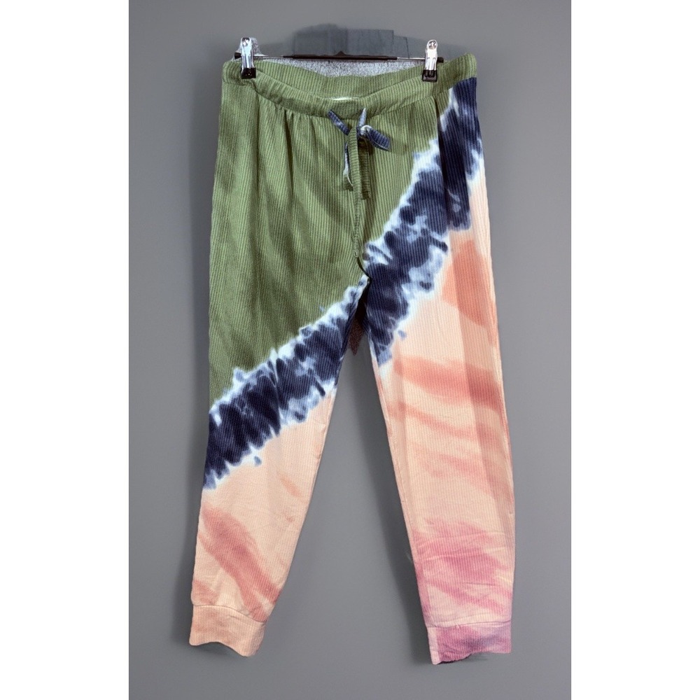 Lucky Brand Lounge Pant. And Top Tie-Dye Woman's L Multicolor Soft Cotton Set - Picture 3 of 6